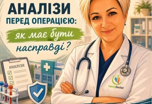 “Вам на операцію? Ось список аналізів. Ідіть до сімейного лікаря за направленнями”